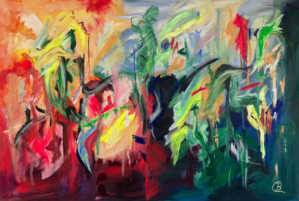 malerei modern abstrakt acryl