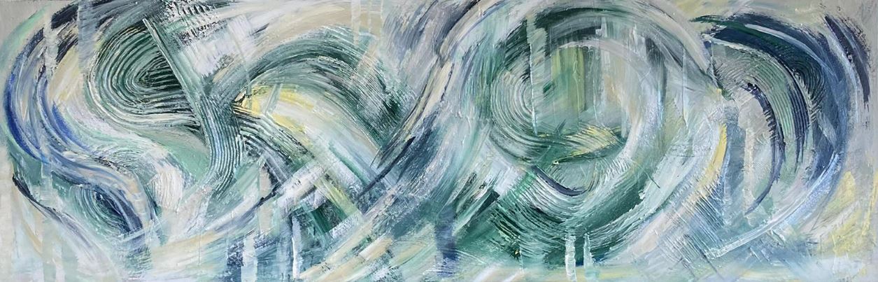 beeindruckende acryl farben auf leinwand bild