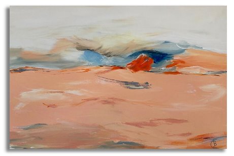 abstraktes kunstwerk wueste