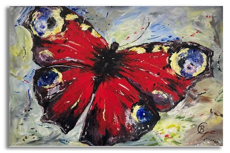 bilder schmetterling acryl
