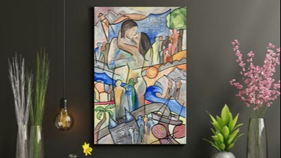 acrylfarben leinwandbilder