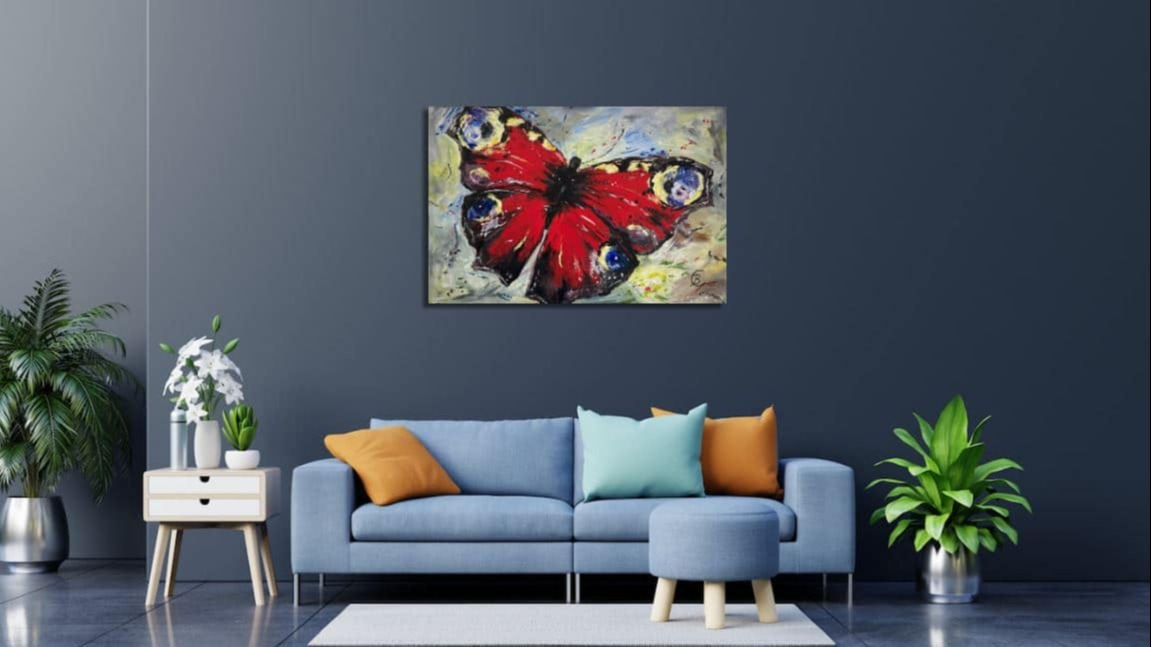 Farben des Gemäldes